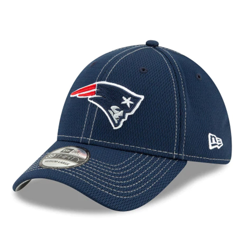 AKSESORIS SNEAKERS NEW ERA New England Patriots Official NFL Sideline Road 39Thirty Stretch Fit